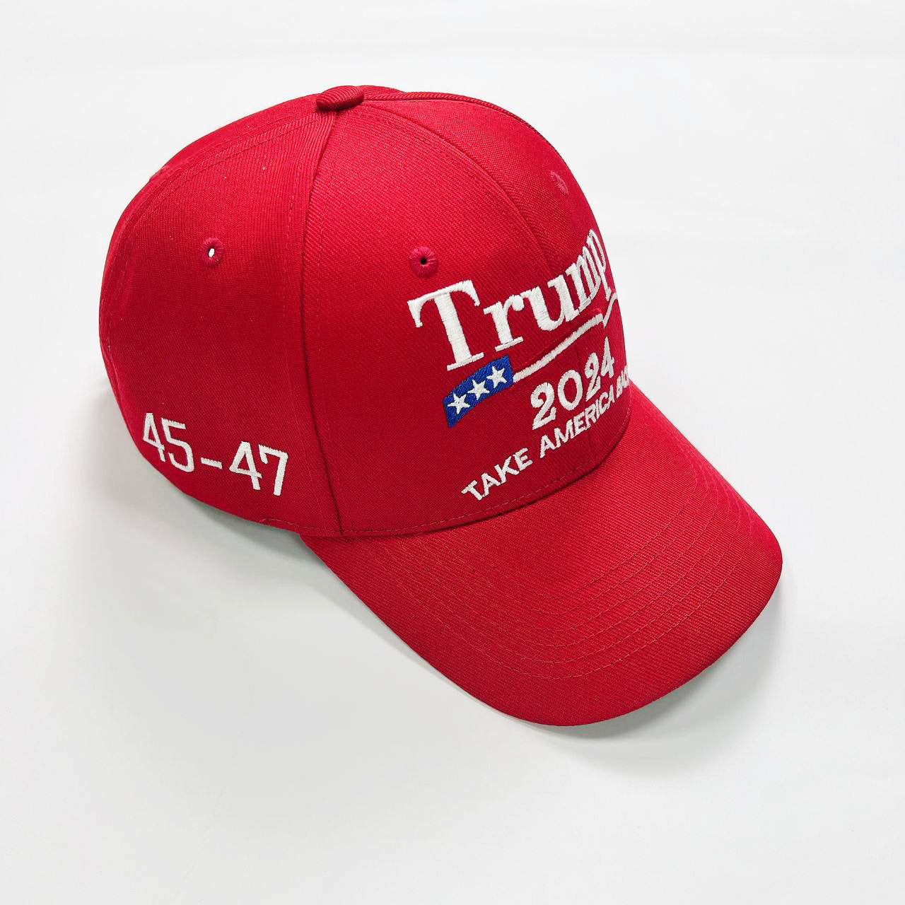 Trump 2024 Campaign Hat | Make America Great Again Donald Trump President Support Hat | White Embroidered