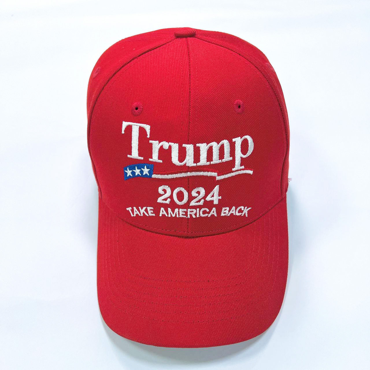 Trump 2024 Campaign Hat | Make America Great Again Donald Trump President Support Hat | White Embroidered